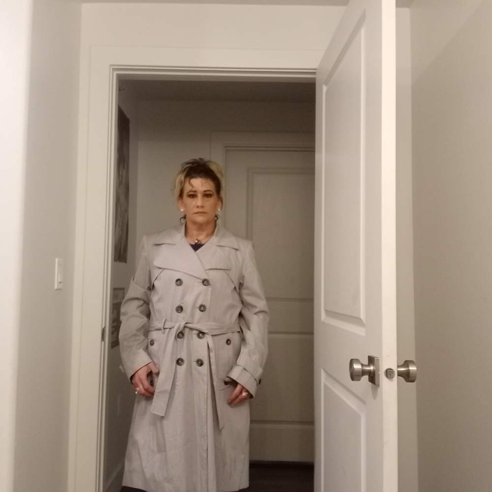 Calvin Klein Trench Coat -sz- XL